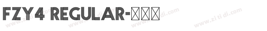 FZY4 Regular字体转换
